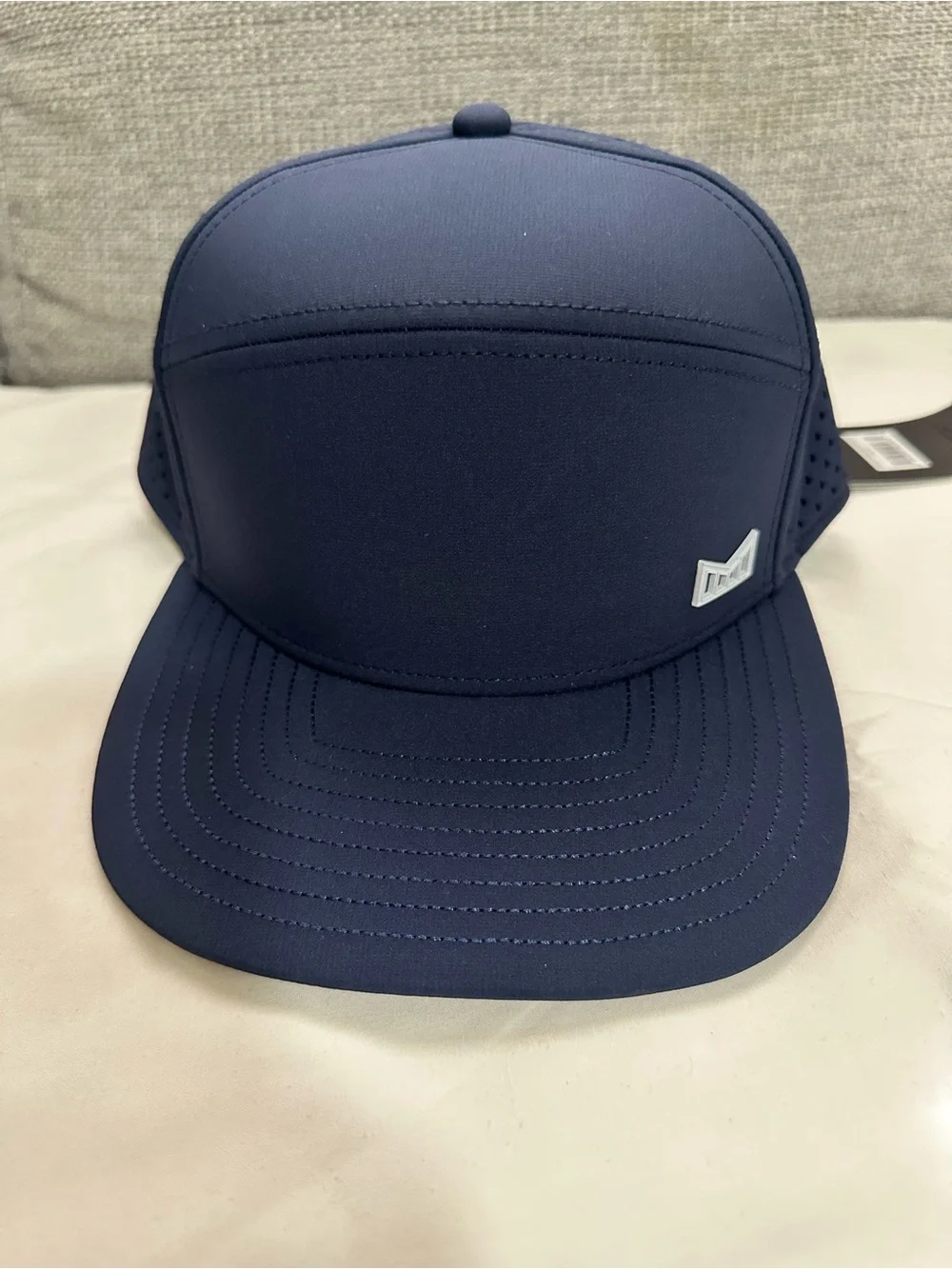 Men's Melin Hydro Trenches Icon Navy Flat-Brim Hat Size Classic
